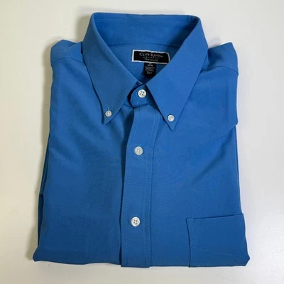Club Room Men's Regular Fit Solid Dress Shirt, Regatta 17.5 34/35 $60 - Image 1 of 4