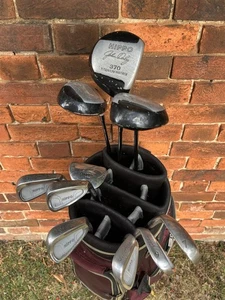 HIPPO🚩Mens Full Set/10 Club Golf Set/Bag/6-SW Irons/Putter/Driver/ Woods - Picture 1 of 18