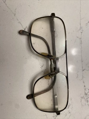 复古 Luxottica Director Taupelite 眼镜框 140 Klixx 2 意大利 — 第 1/4 张图片