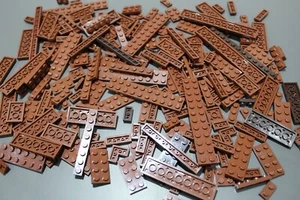 LEGO 200 Platten Plates einreihig zweireihig rotbraun dunkelbaun brown #3949 - Bild 1 von 1