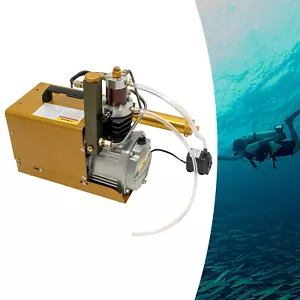 Compresor de aire eléctrico 4500 PSI bomba de buceo refrigeración por agua de alta presión - Imagen 1 de 21
