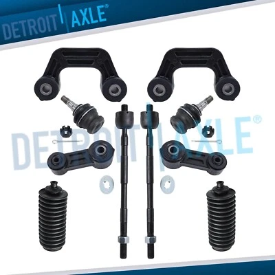 10pc Front Lower Ball Joints Sway Bar Inner TieRods for 1998-2001 Subaru Impreza - Image 1 of 4