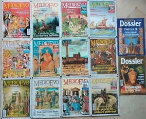 MEDIOEVO RIZZOLI DEAGOSTINI - ANNO 2 1/12 + 2 DOSSIER FEDERICO II e CARLOMAGNO - Foto 1 di 2