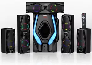 Home Theater Systems Surround Sound Audio Speakers,1200 Watts 10 inch Subwoofer - Picture 1 of 9