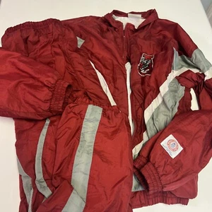 Vintage Alabama Youth Windbreaker Suit 1980s 90s Size XL (18) Boy Girl Crimson - Picture 1 of 4