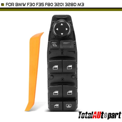 Interruptor de ventana delantero izquierdo lado del conductor para BMW F30 320i 328i 328d xDrive 335i M3 Foto 1 de 4