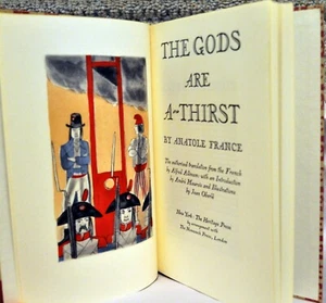 1942 Anatole France The Gods are A~Thirst Special Edition in Slipcase Mint - Bild 1 von 5