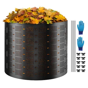 VEVOR Bac à Compost Composteur de Jardin Extérieur 1000 L Facile à Installer - Foto 1 di 12
