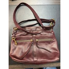 Fossil Caitlyn Brown Leather Shoulder Crossbody Hobo Bag Purse New without Tags