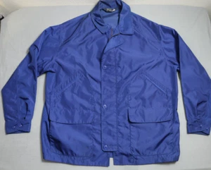 Vintage Polo Ralph Lauren Jacket Mens Extra Large Full Zip Blue Pockets Nylon - Picture 1 of 12