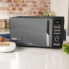 Tower BLACK Digital Microwave, 6 Power Levels, 800 W, 20 litres Infinity Solo