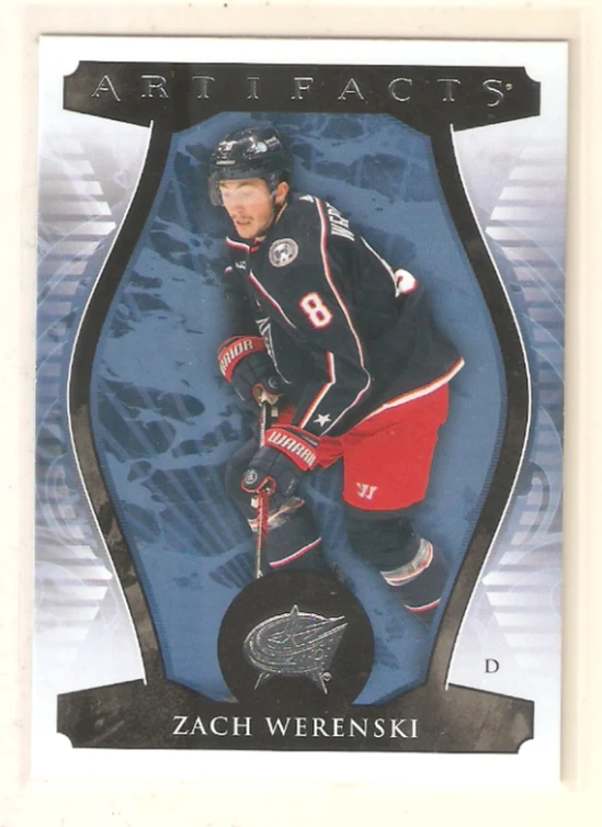 Zach Werenski 2023-24 UD Artifacts Base Card #68 Blue Jackets - Image 1 of 1
