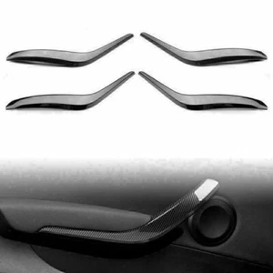 1x Carbon Fiber Inner Door Panel Handle Pull Trim Cover For BMW X1 E84 2010-2016 - Bild 1 von 11