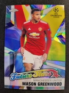 2021 Topps Chrome MLS Mason Greenwood RC FUTURE STARS REFRACTOR Card #FS-13  - Picture 1 of 2