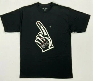 Men's Rook Black RK BLK Skeleton Hand "Twerk" 100% Cotton T-Shirt - Picture 1 of 1