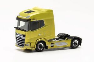 HER316262-Camion de couleur jaune toscan métallisé – DAF XG 4x2-1/87-HERPA