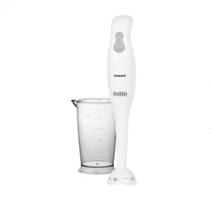 Hand Blender Mixer 2-Speed with 30 Oz Measuring Cup 200W Ergonomic Blends/Purees - Picture 1 of 26
