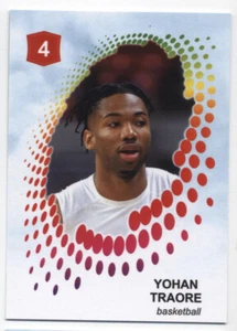 2023 DoC Deck of Cards 4 RED Yohan Traore basketball RC Rookie - Picture 1 of 2