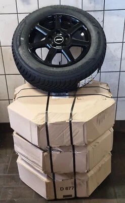 Hankook Winter Kompletträder 195/65 R15 91T, Rad 6,5x15 5/114,3 ET40 Schwarz - Bild 1 von 4