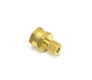 1/4 Od Compression Tube to 1/2 Npt Female Pipe Adapter Fitting Water Oil Gas - Picture 1 of 6