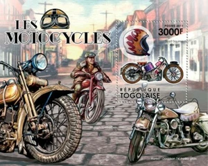 Togo 2011 MNH - Motorcycles (Scott Squirrel 486 cc). YT 558, Mi 4384/Bl.692 - Picture 1 of 1