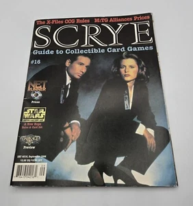 SCRYE MAGAZINE #16 Sep 1996 MAGIC THE GATHERING Star Wars Trek Vtg Card Guide - Picture 1 of 6