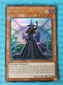 Kozmoll Dunkle Dame GFTP-DE086 Ultra Rare Yu-Gi-Oh Karte 1. Auflage Neu - Bild 1 von 3