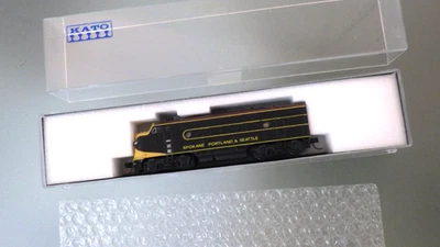 N-Kato AL's Kustom Custom F7A Locomotive n Box SP&S Spokane Portland Seattle MTL - Image 1 of 4