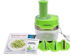 Ambiano Electric Spiralizer 120W SP9011 Aldi Veg Cutter + Blades & Recipe Book