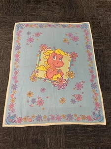 *RARE* Vintage 2000s Dragon Tales Blanket Fabric 58.5"x47 - Picture 1 of 4