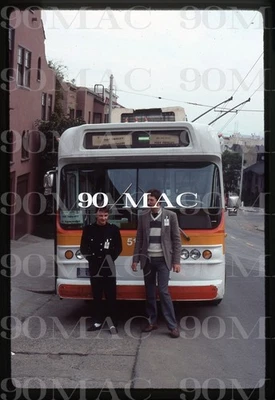 SF MUNI. Trolebús Flyer #5161.San Francisco (CA) 7 diapositivas originales 1984. ¡PRUEBA! Foto 1 de 4