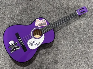 BAM MARGERA Viva La Jackass MTV Star Autograph SIGNED Acoustic Guitar PSA COA - Picture 1 of 6