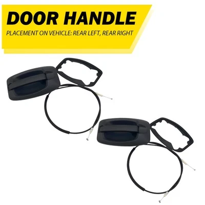 2X Manija de puerta exterior trasera izquierda y derecha para Ram ProMaster 1500/2500/3500 2014-2021 Foto 1 de 4