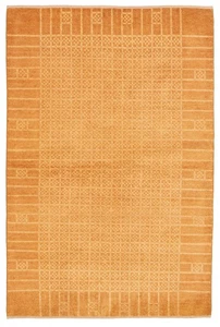 Traditional Hand-knotted Wool Oriental Carpet 4'2" x 6'3" Area Rug - Picture 1 of 9