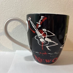 New Orleans Jazz Cannibals Skeleton Mug Cup Music Festival Guitar Gift NEW - Picture 1 of 7