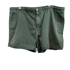 Polo Ralph Lauren Shorts Adult Large Green Pull On Comfort Vintage - Picture 1 of 9