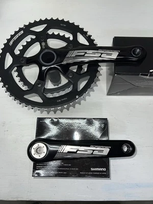FSA Gossamer Crankset 110 BCD 170mm 52/36t BBRIGHT-10/11 Speed with BB - Image 1 of 4