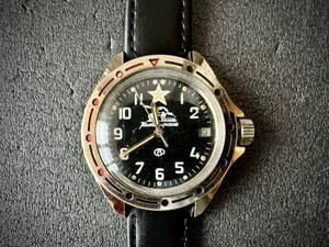 Watch Mens Tank Vostok Waterproof Vintage Komandirskie 2414A - Picture 1 of 13