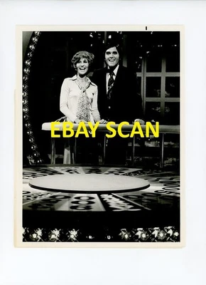 CHUCK WOOLERY SUSAN STAFFORD "THE WHEEL OF FORTUNE" ORIGINAL NBC TV PORTRAIT - Image 1 of 2