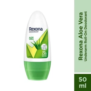 2XRexona Aloe Vera Underarm Roll On Deodorant For Women, 50ML FREE FAST SHIPPING - Picture 1 of 8