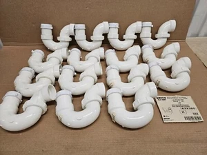 Posten 3, 1-1/2 Zoll × 1-1/2 Zoll PVC DWV NSF L.A. Muster P-Falle, Überwurf, SLIP Unterlegscheibe & Mutter - Bild 1 von 11