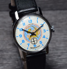 Vintage Uhr Pobeda Welt Sputnik sowjetische mechanische Armbanduhr UdSSR