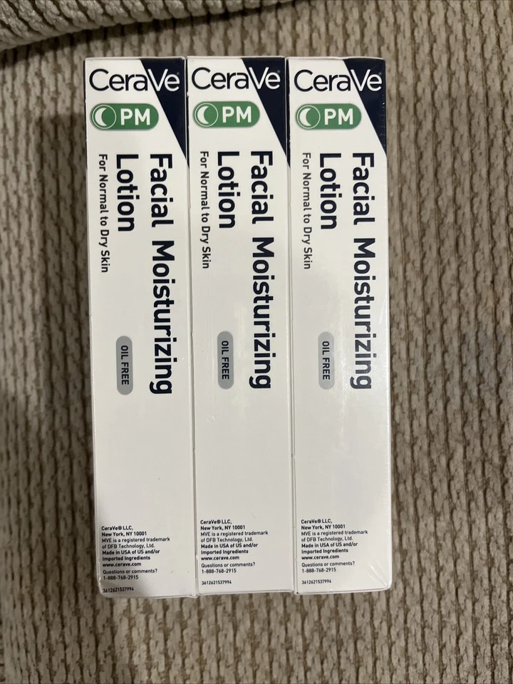CeraVe Facial Moisturizing Lotion PM Ultra Lightweight 3 oz