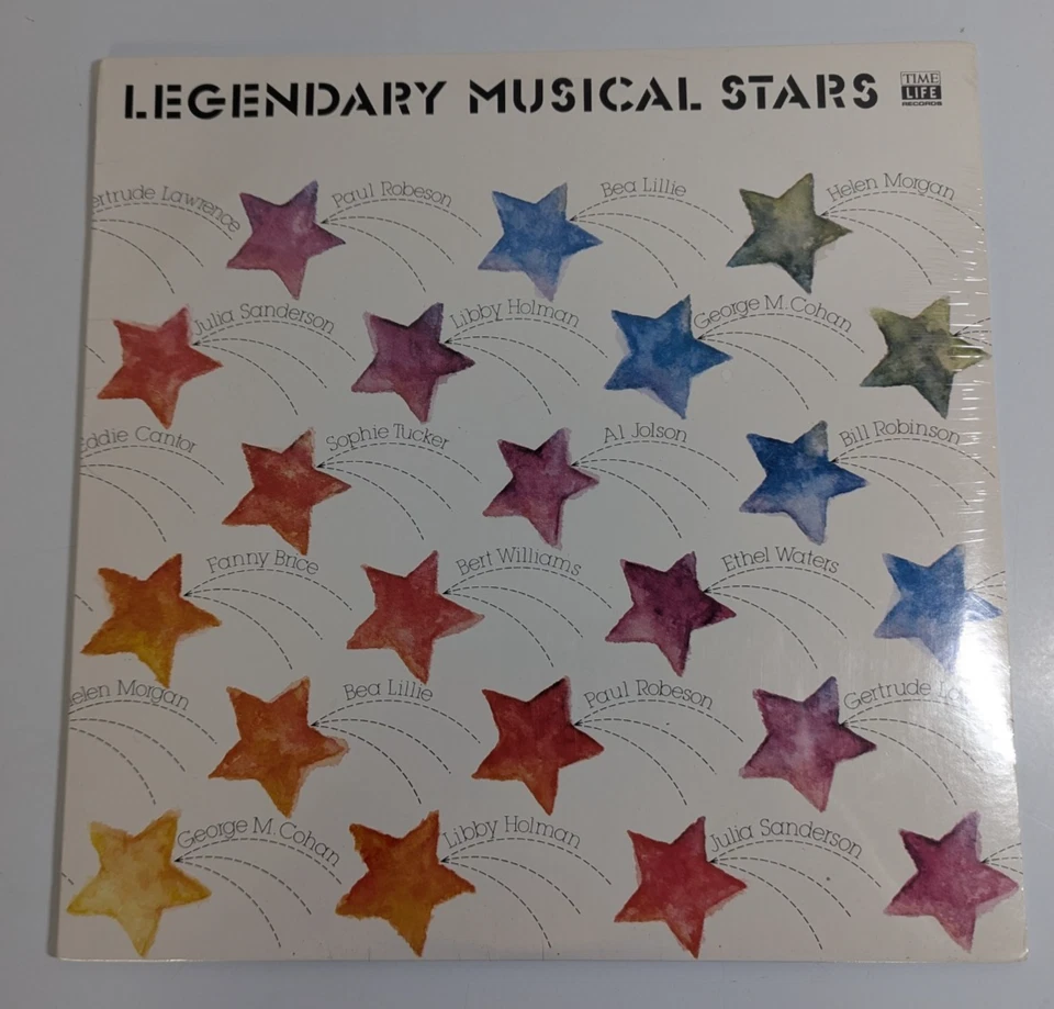 Brand New Legendary Musical Stars 1980 Time Life Vinyl LP Record P 15637 Sealed - Image 1 of 4