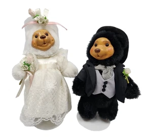 Robert Raikes Bears: Bride and Groom- Bob and Carol Limited Edition Of 7500 Bear - Picture 1 of 9