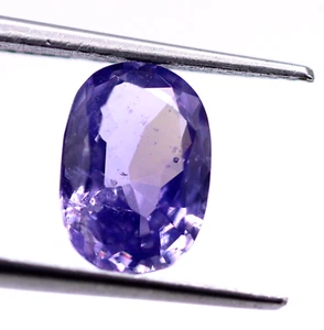 2.49 Ct 100% Natural Purple Sapphire Clean Loose Oval Cut 9x6 mm Ceylon Gemstone - Picture 1 of 11