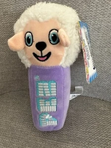 Pez Dispenser Plush Easter Spring Lamb Sheep 7" Stuffed Animal Purple 2023 NWT - Picture 1 of 4