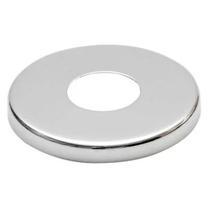 Válvula de acero cromado con cuello de 21 mm/26 mm cubierta de orificio alto grifo rosa 8 mm de altura - Imagen 1 de 3