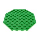 1x Lego Bau Platte modifiziert 10x10 grn Achteck Oktagon 76035 4583684 89523