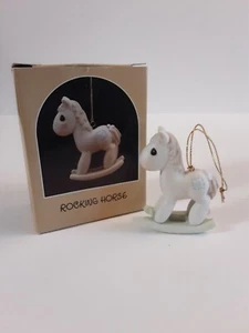 Precious Moments Ornament "Rocking Horse" 1986 Orig Box 102474 - Picture 1 of 7